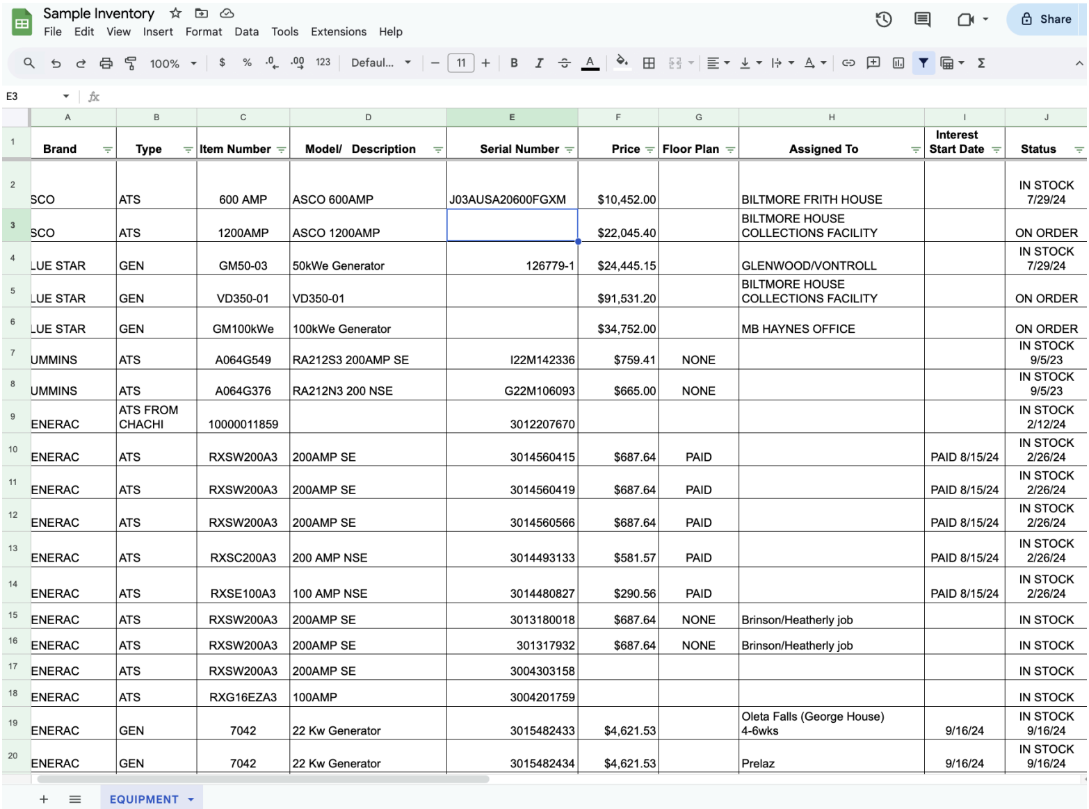 Managing larger inventories becomes overwhelming