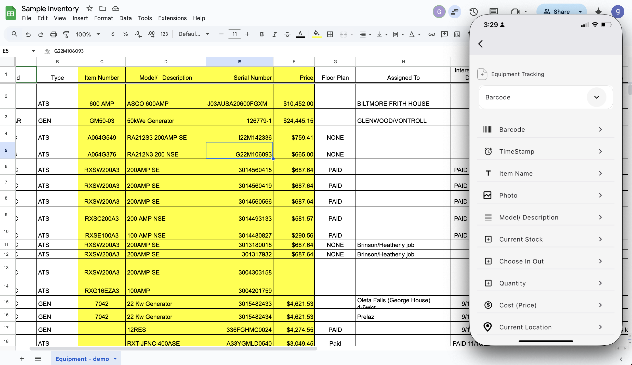 Managing larger inventories becomes overwhelming