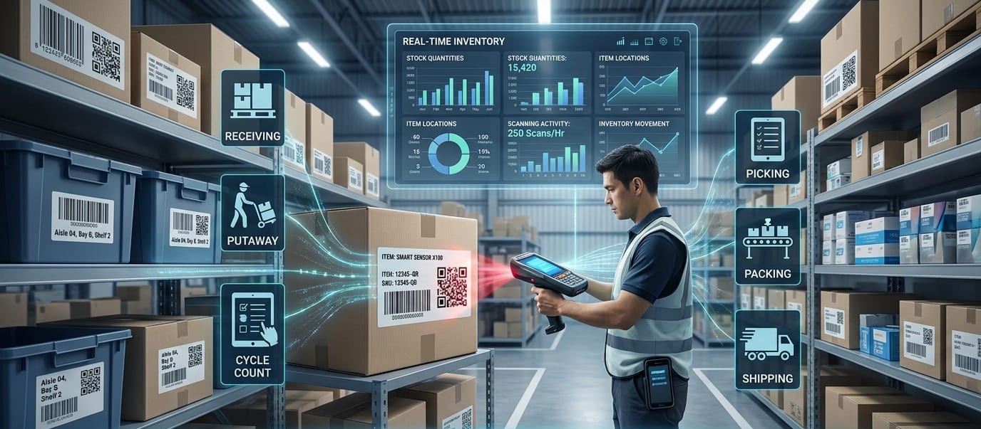 Using Barcodes and QR Codes for Streamlined Inventory Management