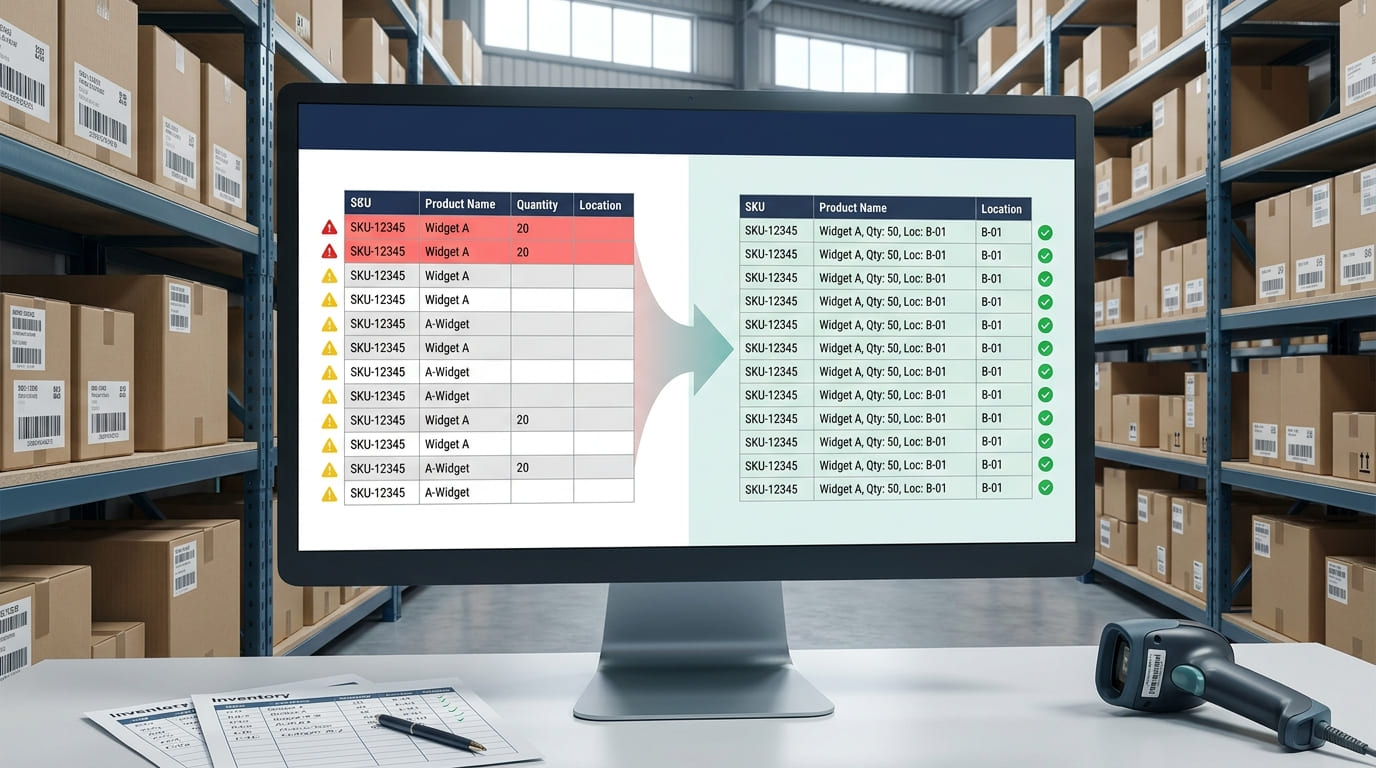Inventory Data Cleanup: How to Fix Duplicate, Missing, and Inconsistent Records